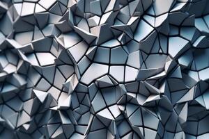 Voronoi Blocks Pattern Texture Background photo