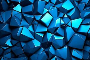 Voronoi Blocks Pattern Texture Background Generative AI photo