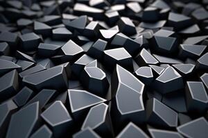 Voronoi Blocks Pattern Texture Background photo