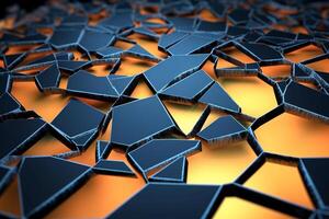 Voronoi Blocks Pattern Texture Background photo