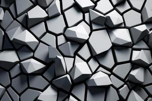 voronoi bloques modelo textura antecedentes generativo ai foto