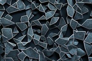 Voronoi Blocks Pattern Texture Background photo