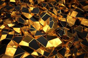 Voronoi Blocks Pattern Texture Background photo
