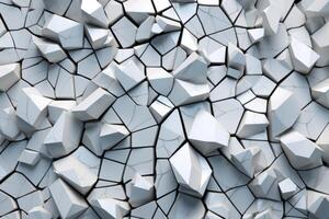 Voronoi Blocks Pattern Texture Background photo