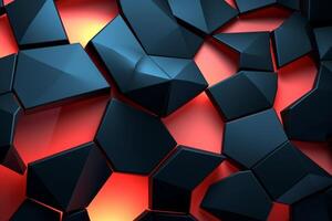 Voronoi Blocks Pattern Texture Background photo