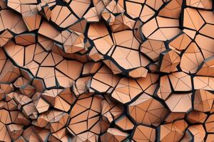 Voronoi Blocks Pattern Texture Background photo