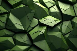 Voronoi Blocks Pattern Texture Background Generative AI photo