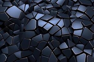 Voronoi Blocks Pattern Texture Background photo