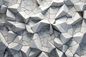 Voronoi Blocks Pattern Texture Background Generative AI photo