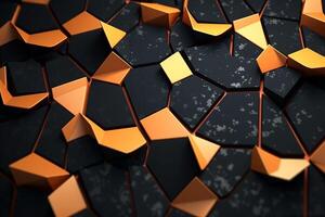 Voronoi Blocks Pattern Texture Background photo