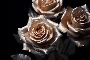 White Rose Texture Background photo