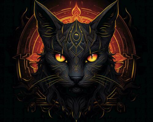 Tribal Cat Stock Photos, Images and Backgrounds for Free Download