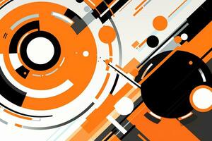 Abstract Tech Sleek Minimalist Background generative AI photo