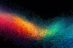 Abstract Wave Mesh Point Cloud Array Background Design generative AI photo