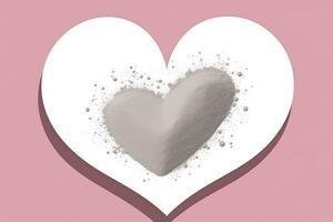 Diverse and Unique Minimalist Sleek and Defined Heart Design Graphic generative AI photo