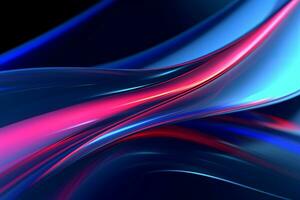 Dynamic Colored Lines Gradient Abstract Background generative AI photo