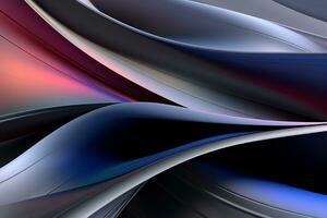 Dynamic Colored Lines Gradient Abstract Background generative AI photo