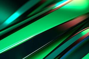 Dynamic Colored Lines Gradient Abstract Background generative AI photo