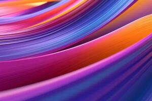 Dynamic Colored Lines Gradient Abstract Background generative AI photo