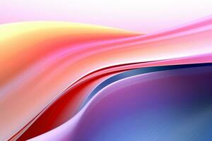 Dynamic Colored Lines Gradient Abstract Background generative AI photo