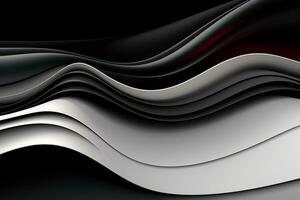 Dynamic Colored Lines Gradient Abstract Background generative AI photo