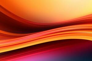 Dynamic Colored Lines Gradient Abstract Background generative AI photo