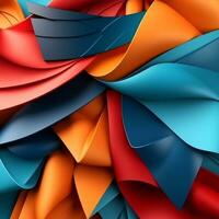 Fashion and Fabric Theme 3D Abstract Background generative AI photo