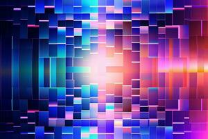 Modern Tech Encrypted Data Theme Background generative AI photo