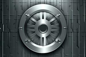 Modern Tech Encrypted Data Theme Background generative AI photo