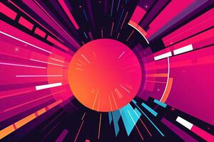 Modern Tech Encrypted Data Theme Background generative AI photo