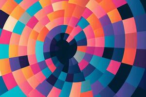 Modern Tech Encrypted Data Theme Background generative AI photo