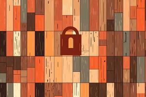 Modern Tech Encrypted Data Theme Background generative AI photo