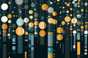 Modern Tech Encrypted Data Theme Background generative AI photo