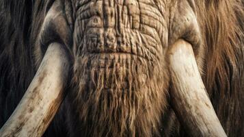 Woolly mammoths. elephant mammoth. Generative ai photo