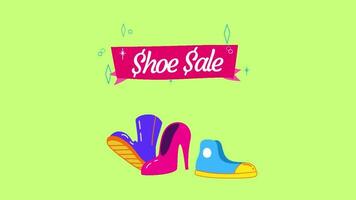 shoe sale 2d video