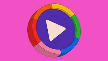 play button 2d video