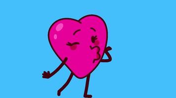 funny heart animated , valentine day video