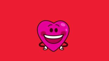 funny heart animated , valentine day video