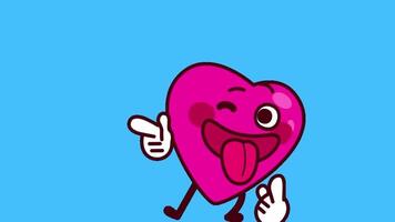 funny heart animated , valentine day video