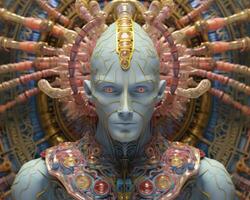 an image of a man in a futuristic suit generative ai photo