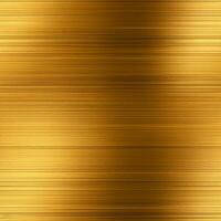 a close up of a gold metal plate with a blurry background. generative ai. photo