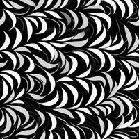 a black and white abstract background with wavy shapes. generative ai. photo