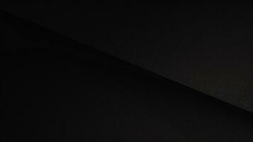 arafa negro antecedentes con un oscuro esquina y un blanco reloj. generativo ai. foto