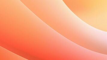 a close up of a red and orange background with a curved design. generative ai. photo