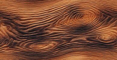 a close up of a wood grained surface with a knot. generative ai. photo