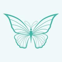 Elegant Butterfly Icon Vector - Graceful and Versatile Insect Symbol for Creative Projects