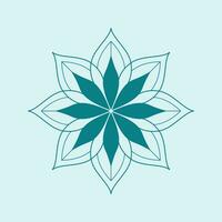 Abstract Flower Icon Vector - A Blossom of Creativity in Elegant and Contemporary Form