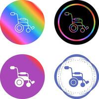 Wheel Chair Vector Icon