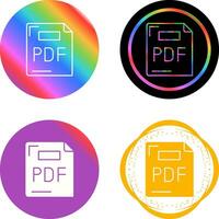 PDF Vector Icon