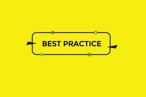 new best practice modern, website, click button, level, sign, speech, bubble  banner, vector